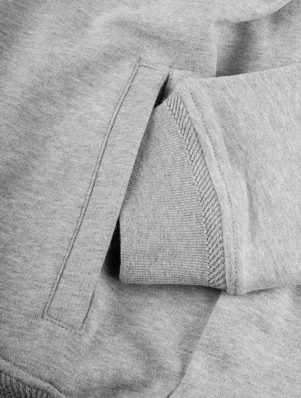 Full Zip Sweatshirt Grey - Image 6
