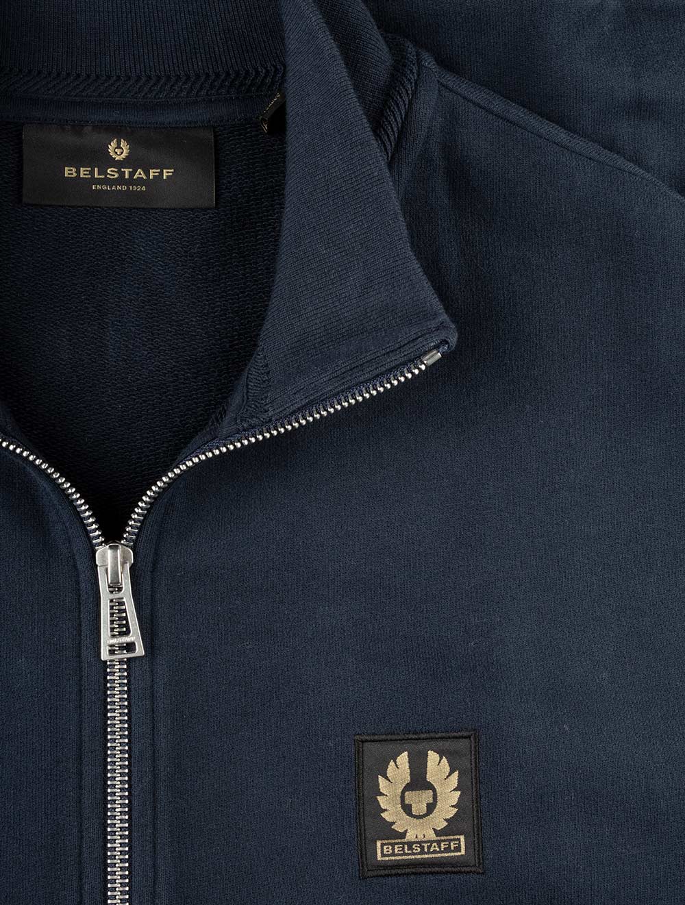 Full Zip Sweatshirt Navy - Image 4