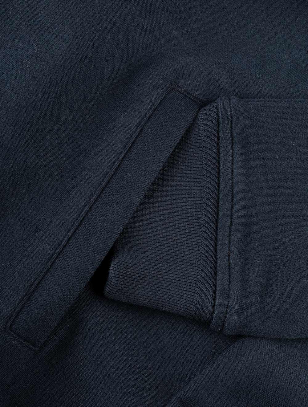 Full Zip Sweatshirt Navy - Image 6