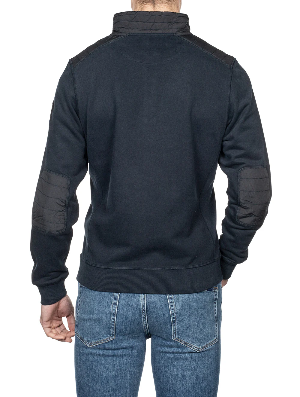 Jaxon Quarter Zip Sweater Navy - Image 3