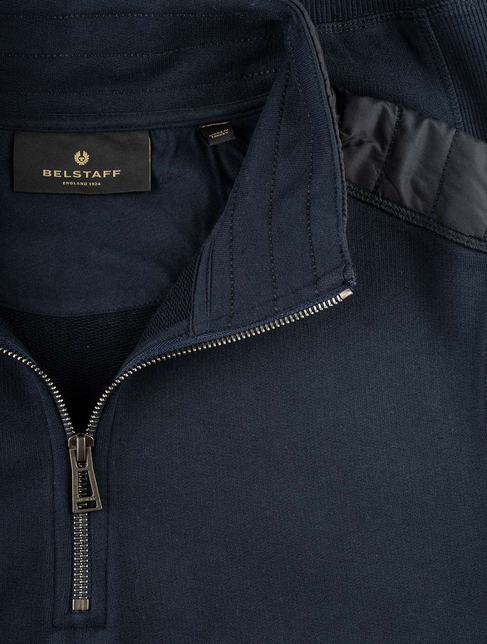 Jaxon Quarter Zip Sweater Navy - Image 4