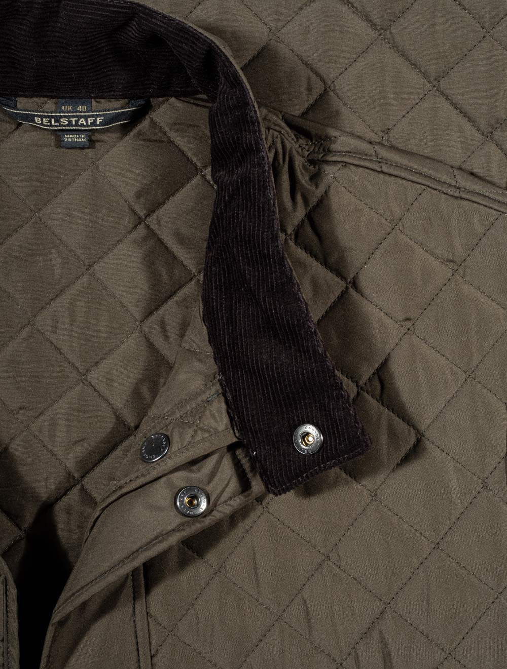 Quilted Gilet Olive - Image 5