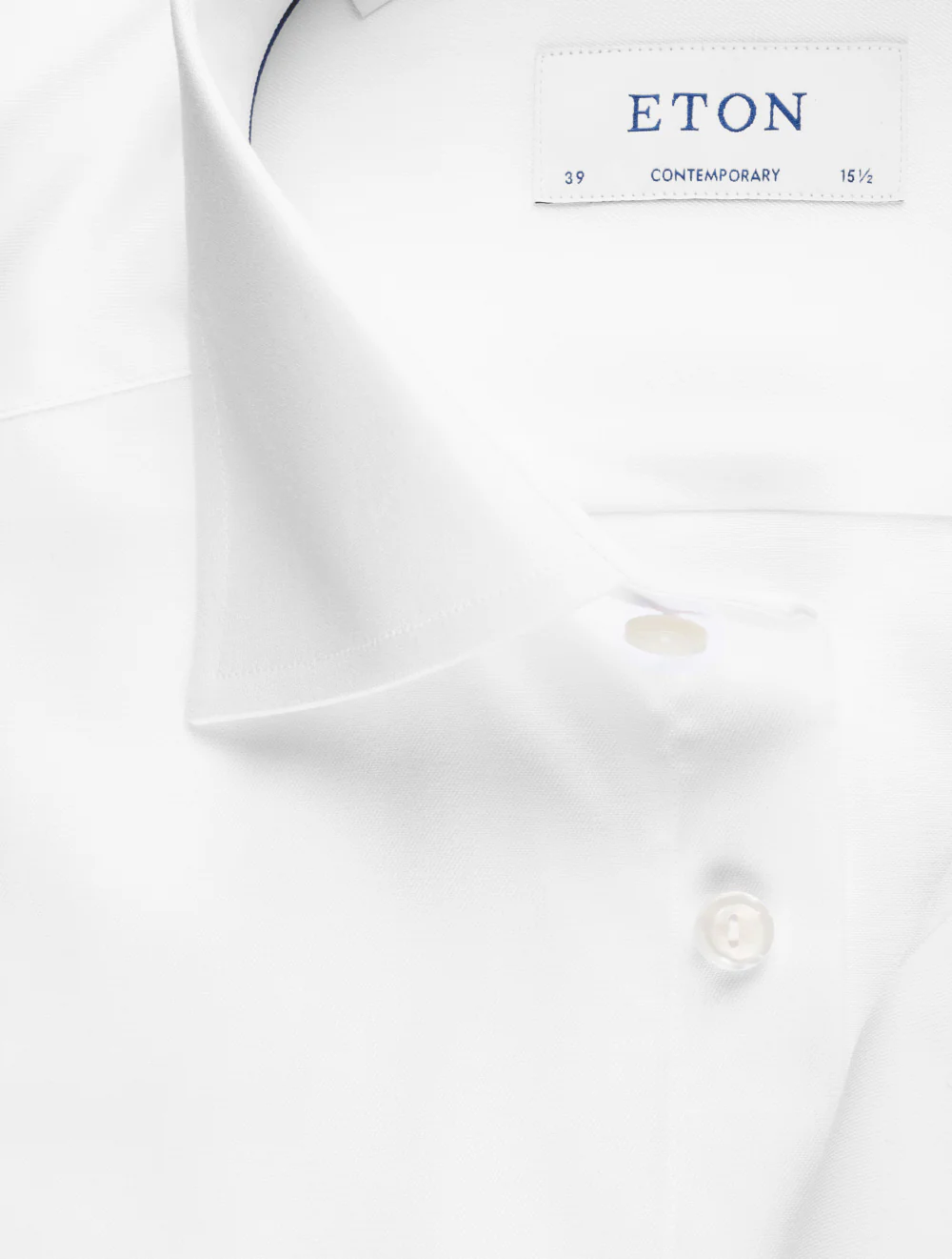 Contemporary Fit Double Cuff Shirt White - Image 3