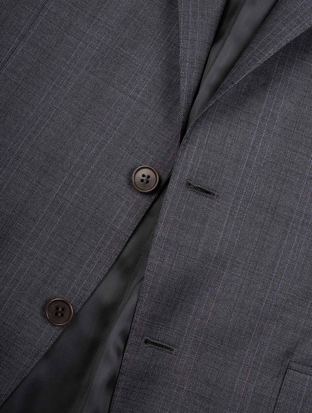 Over Check Suit Grey - Image 4