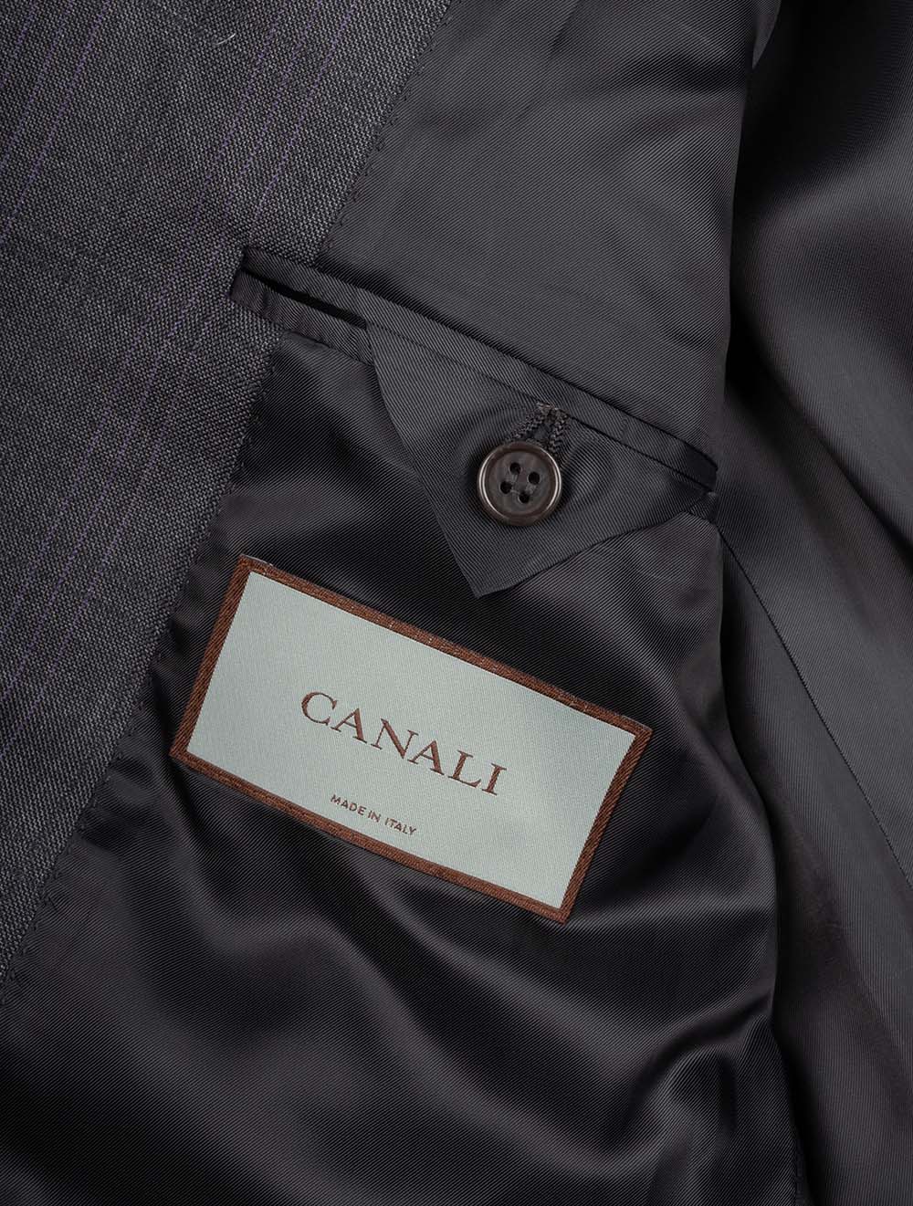 Over Check Suit Grey - Image 5