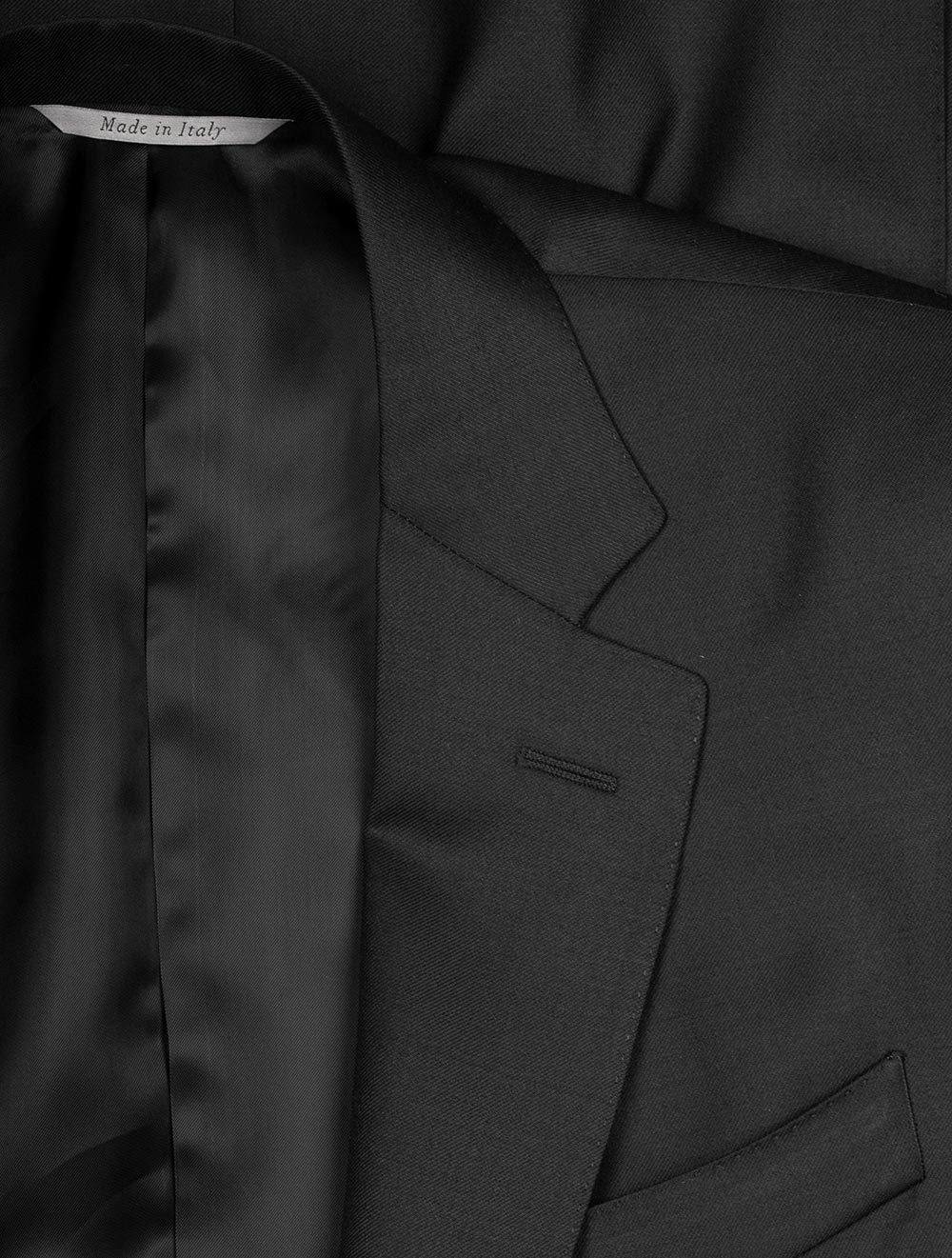 Classic Wool Suit Black - Image 4