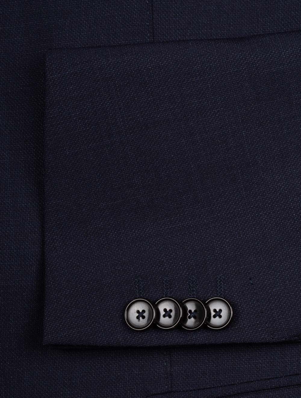 Textured Suit Blue - Image 3