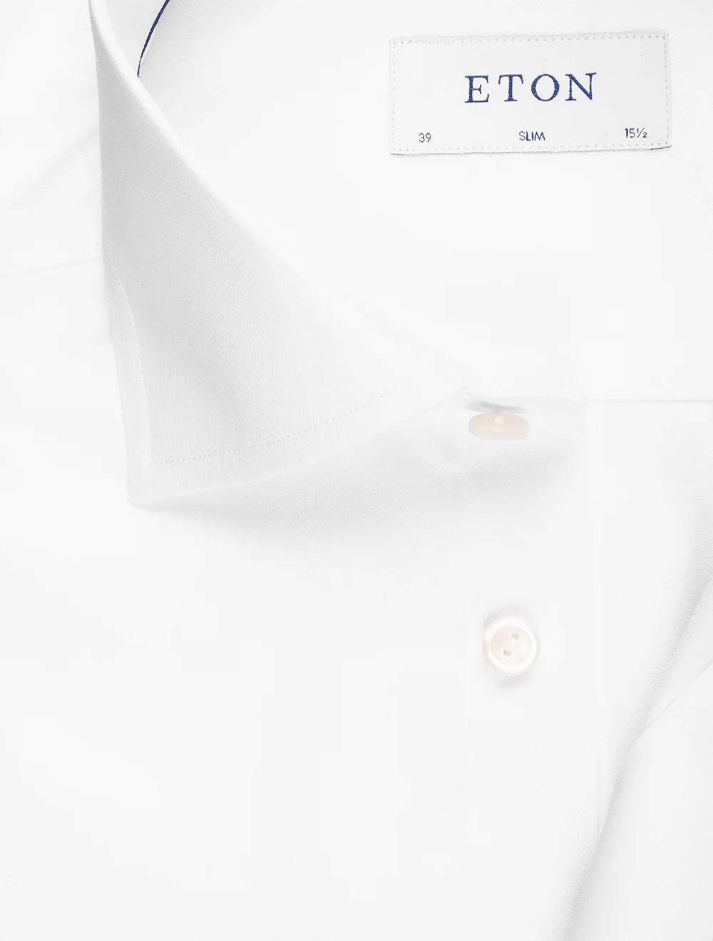 Slim Fit Double Cuff Shirt White - Image 3