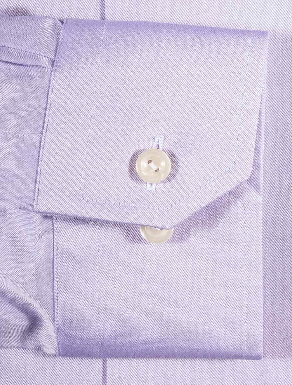Contemporary Fit Single Cuff Shirt Purple - Image 5
