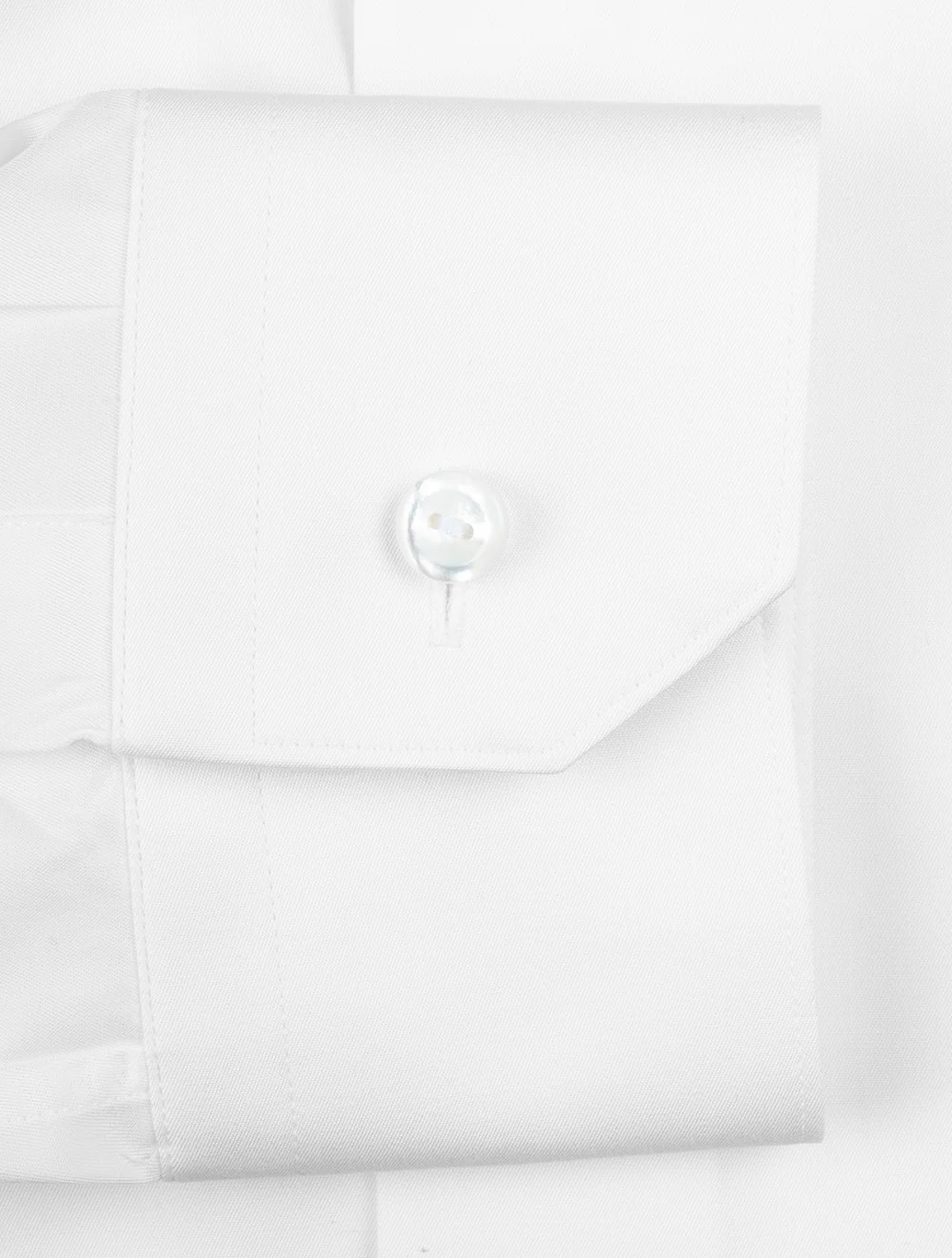 Slim Fit Elevated Twill Shirt White - Image 4