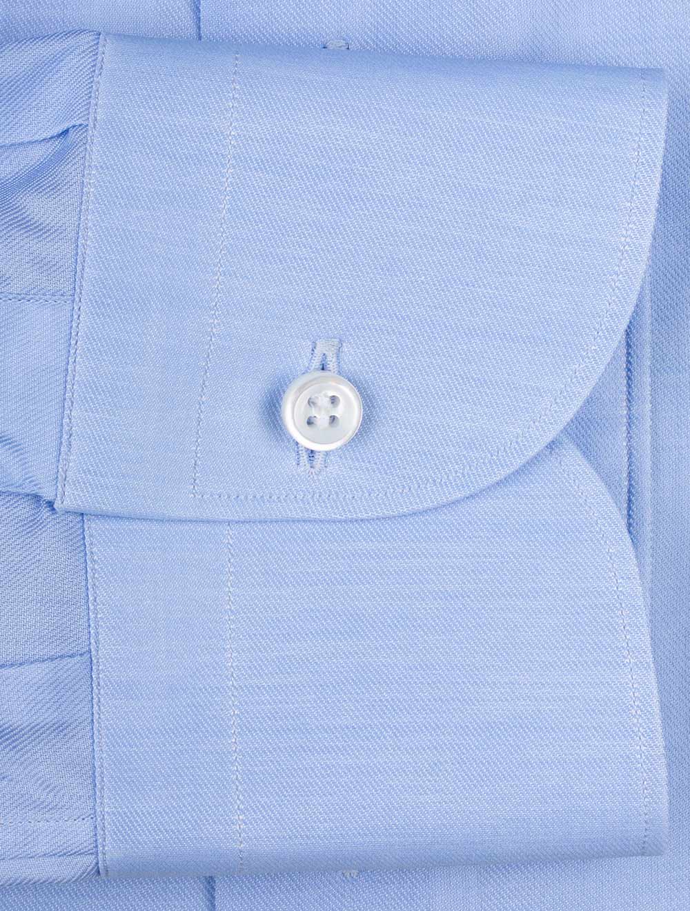 Plain Formal Shirt Blue - Image 4