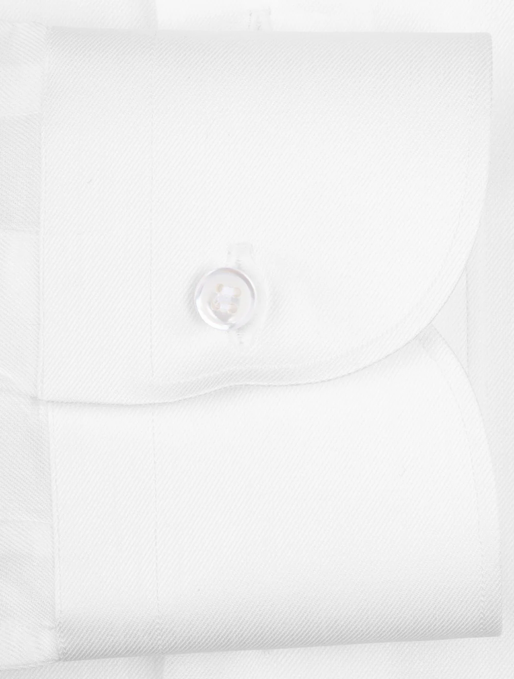 Plain Formal Shirt White - Image 4