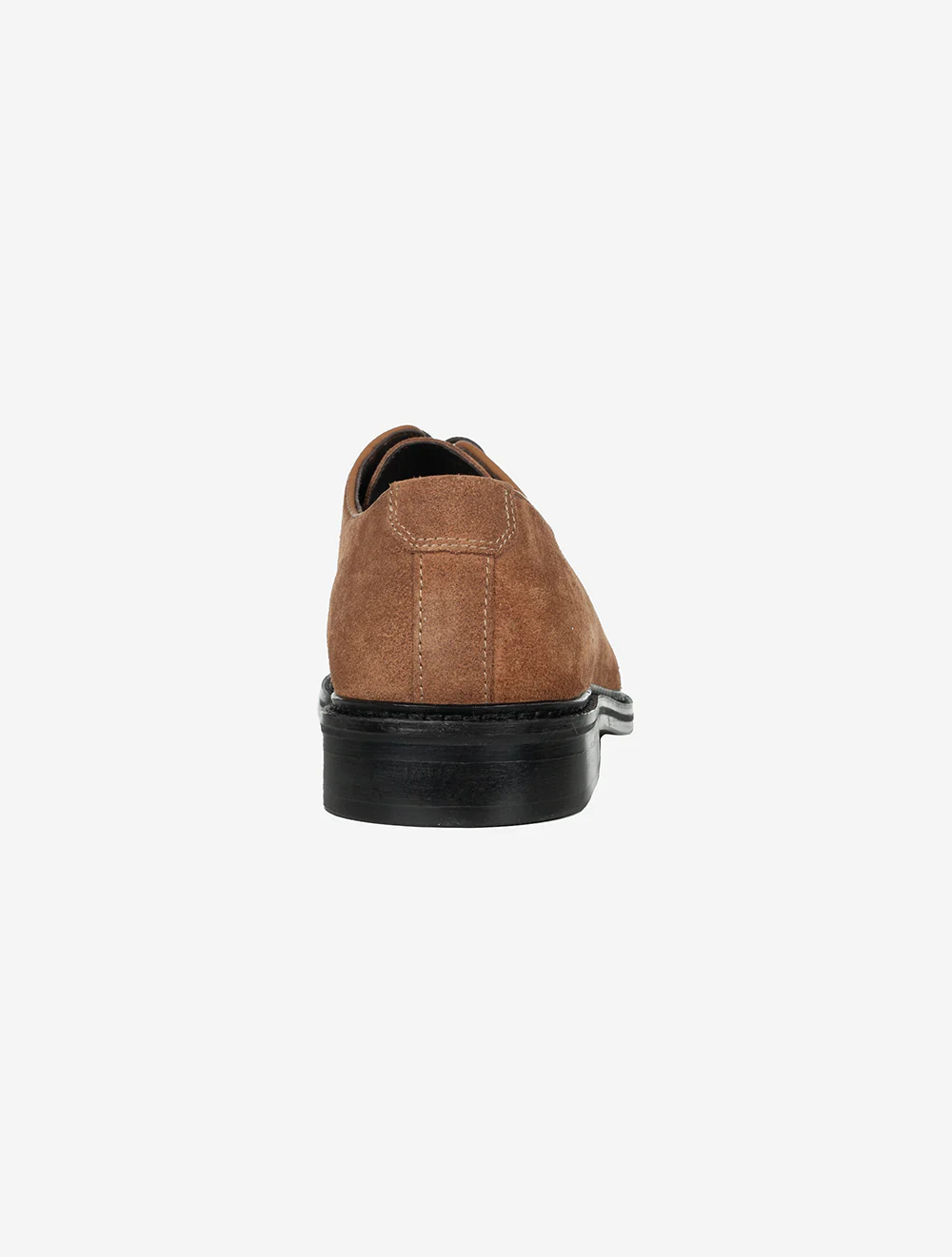 Bidford Suede Low Lace Shoe-Cognac - Image 4