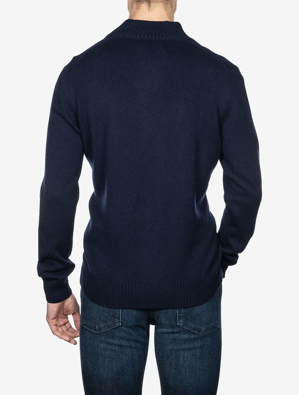 Half-Zip Jumper Navy - Image 3