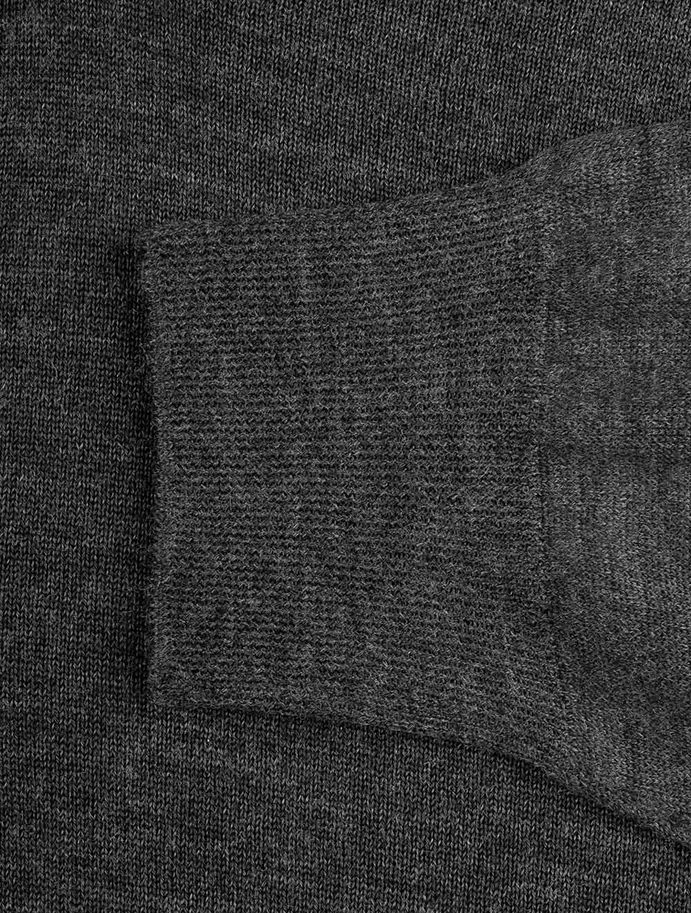 Long Sleeve Tennis Polo Charcoal - Image 7