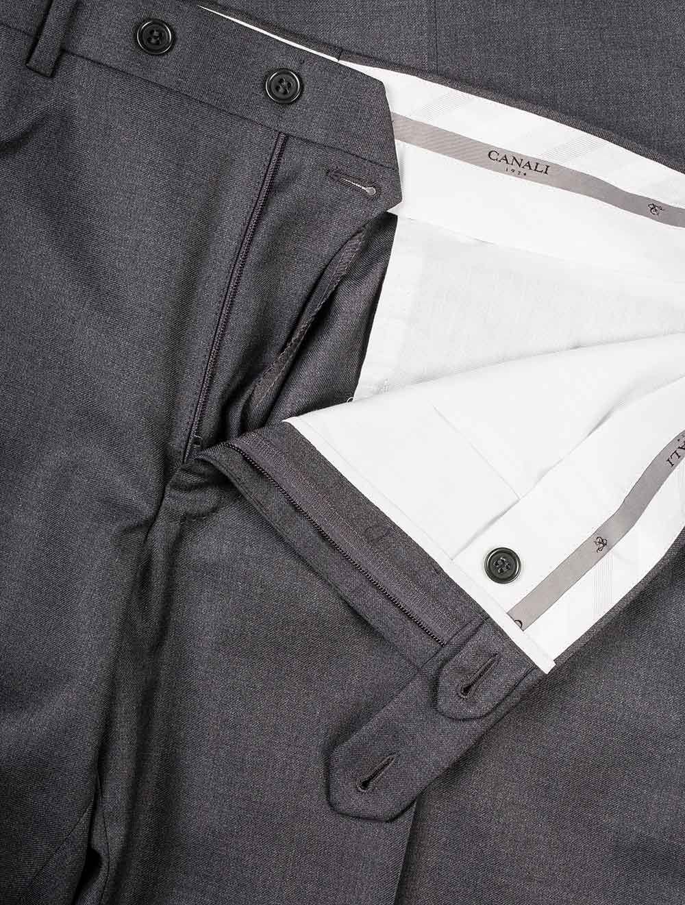Wool Formal Trousers Chateau Grey - Image 4
