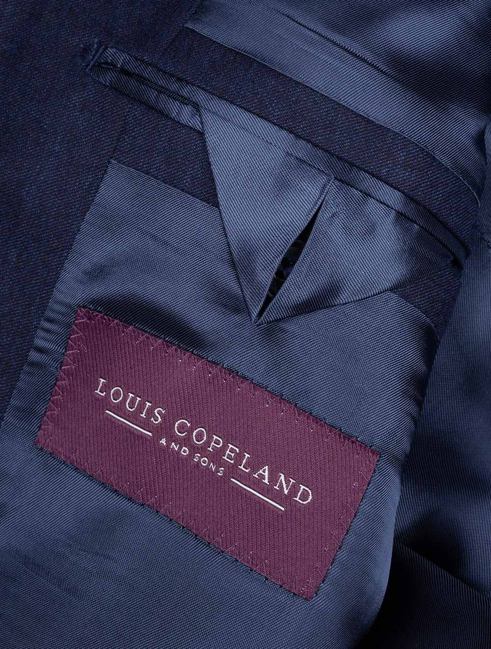 3 Piece Peak Lapel Suit Blue - Image 6