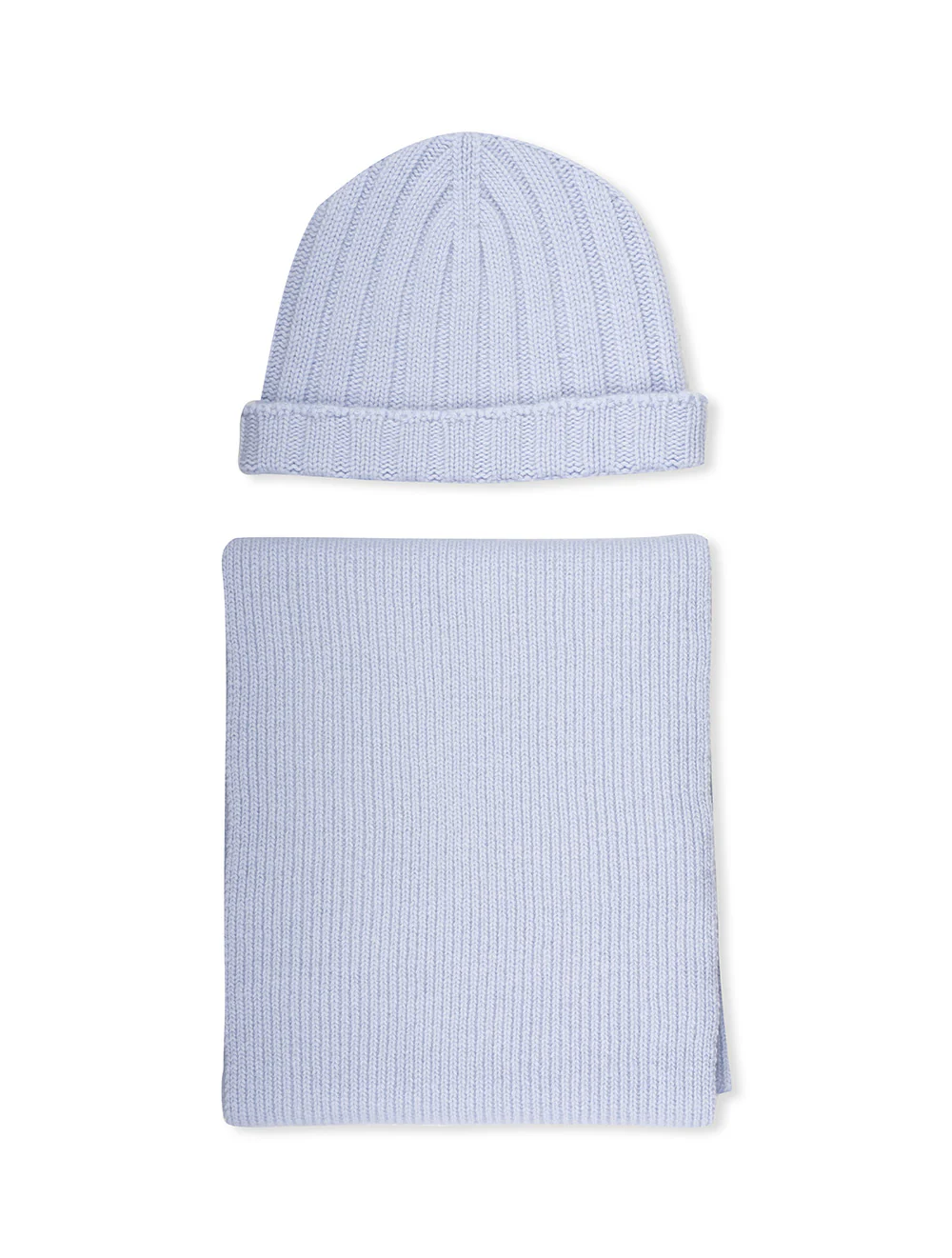 Luxury Hat & Scarf Gift Set Blue - Image 3