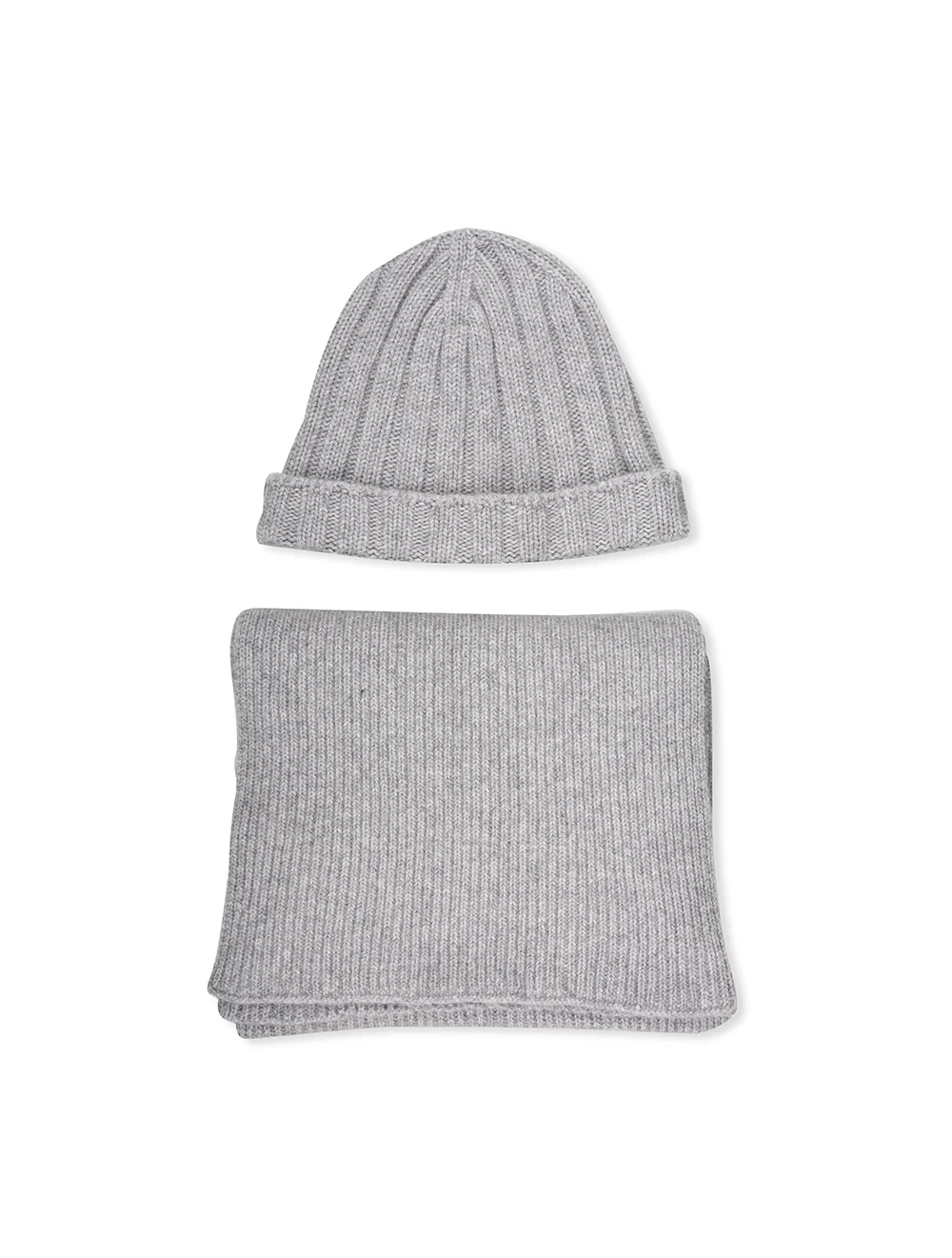 Luxury Hat & Scarf Gift Set Grey - Image 3