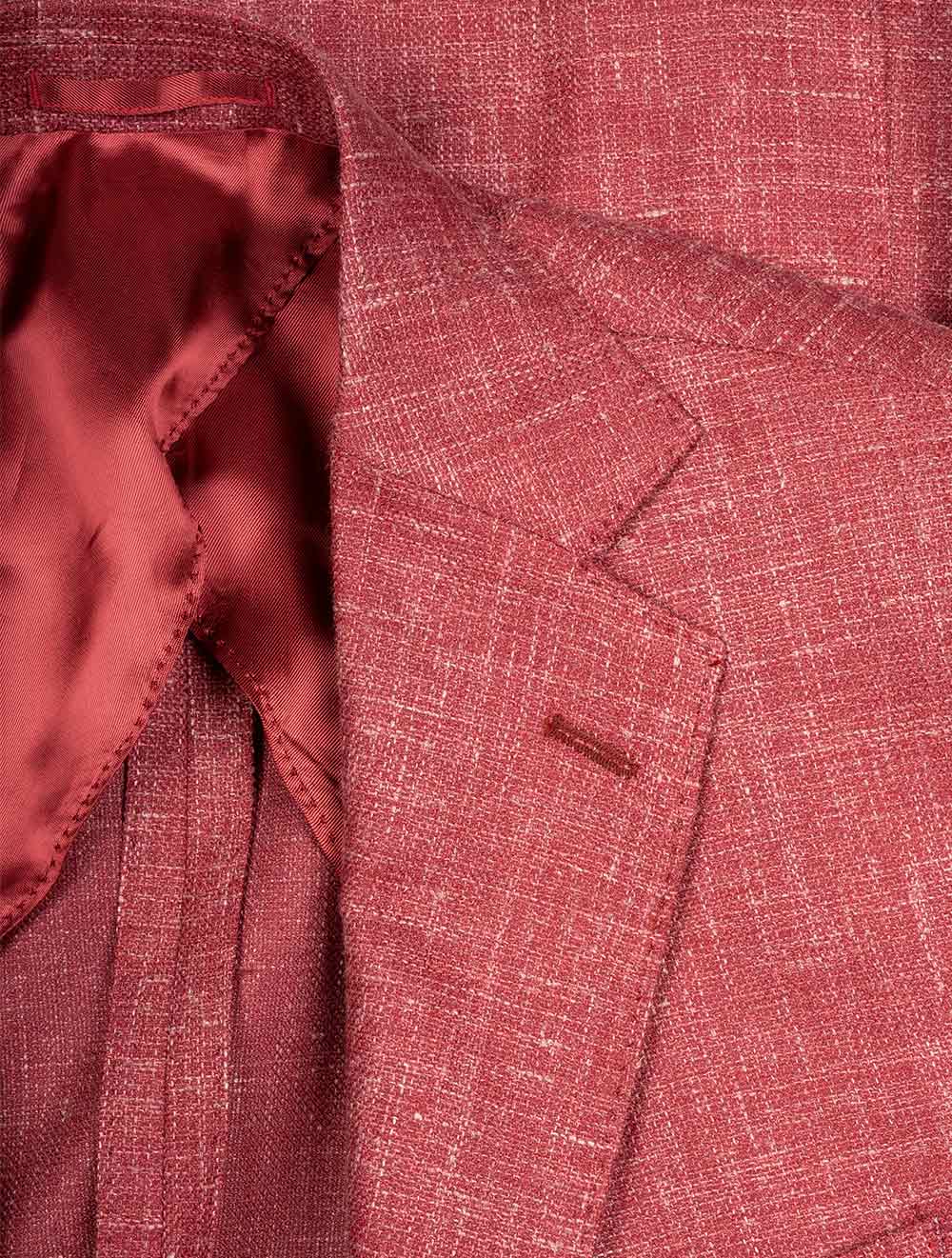DelFino Half Lined Jacket Red - Image 4