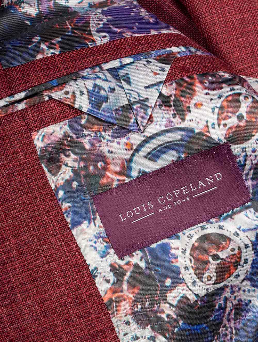 Loro Piana Wool Silk Sports Jacket Red - Image 6