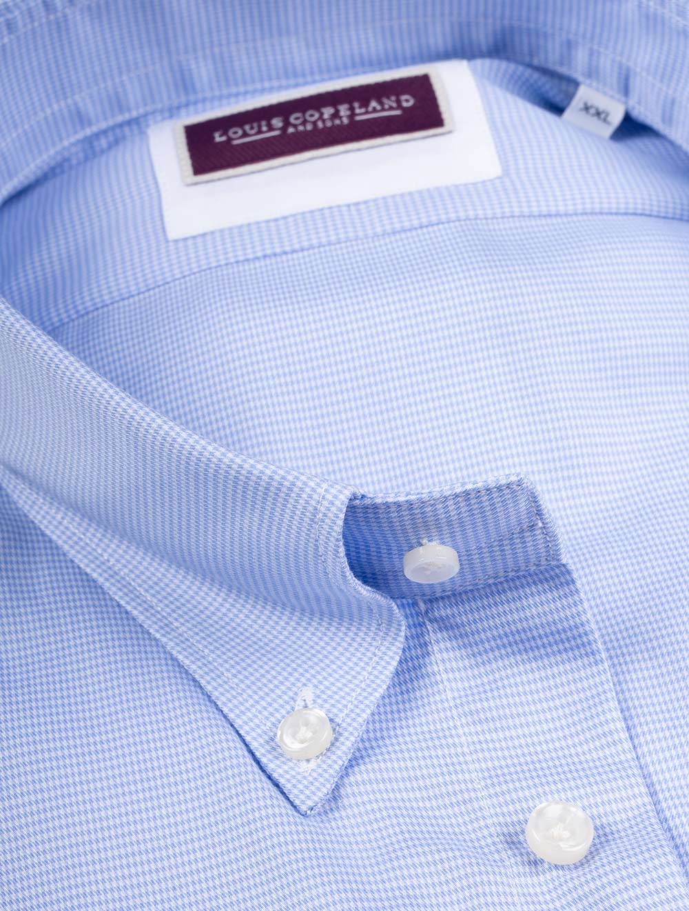 Nailhead Buttondown Collar Shirt Blue - Image 3