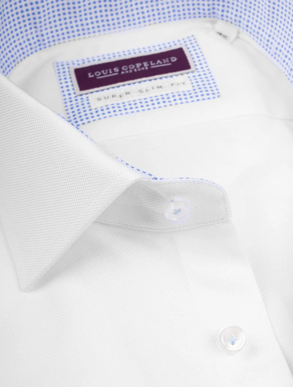 Super Slim Pinpoint Shirt White - Image 3