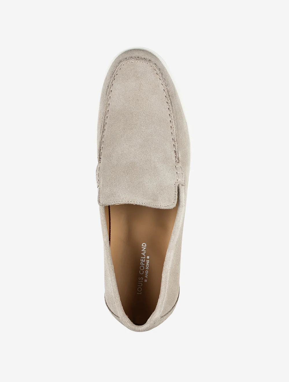 Livorno Suede Loafer Stone - Image 4