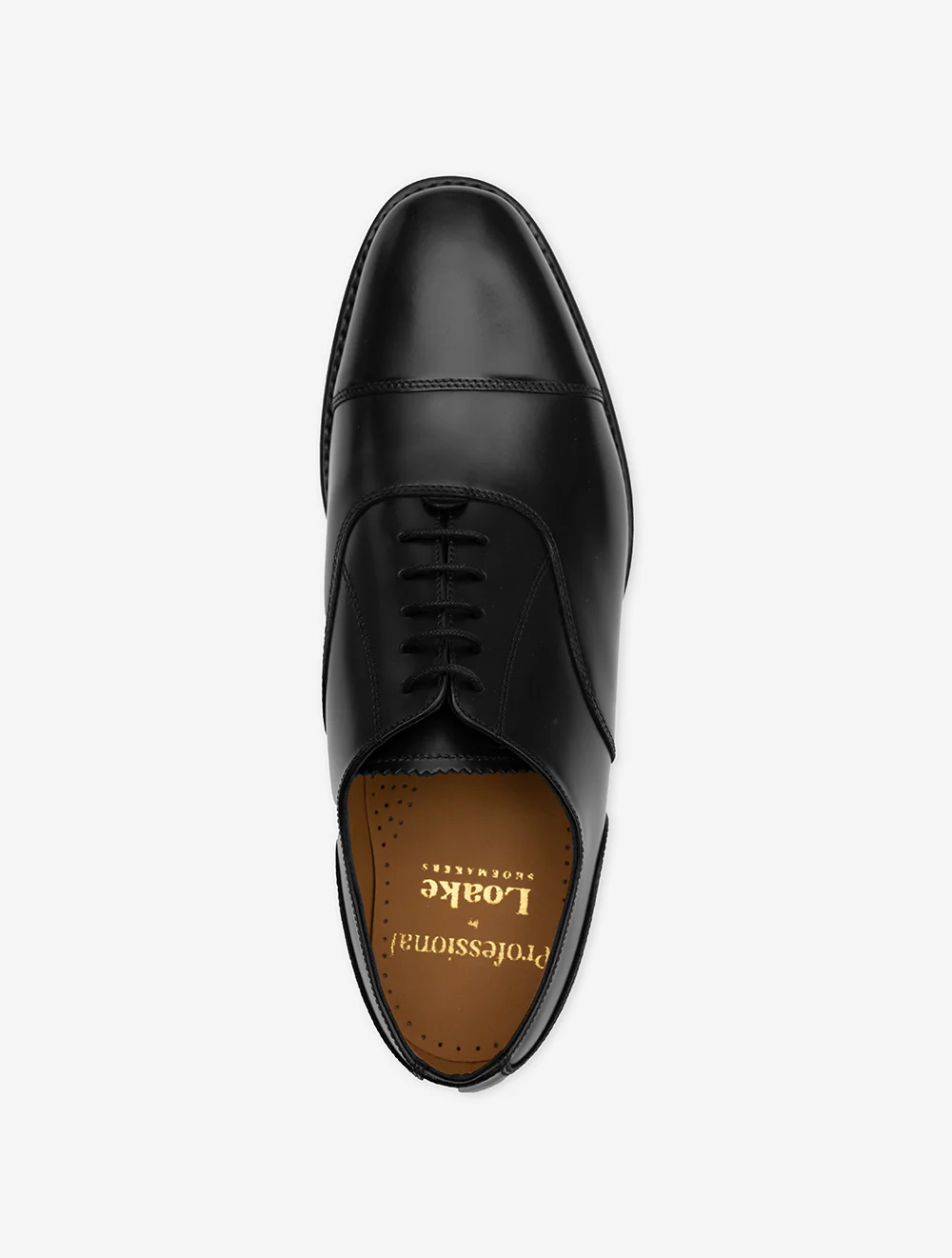 Oxford Toe Cap Rubber Sole Black - Image 5