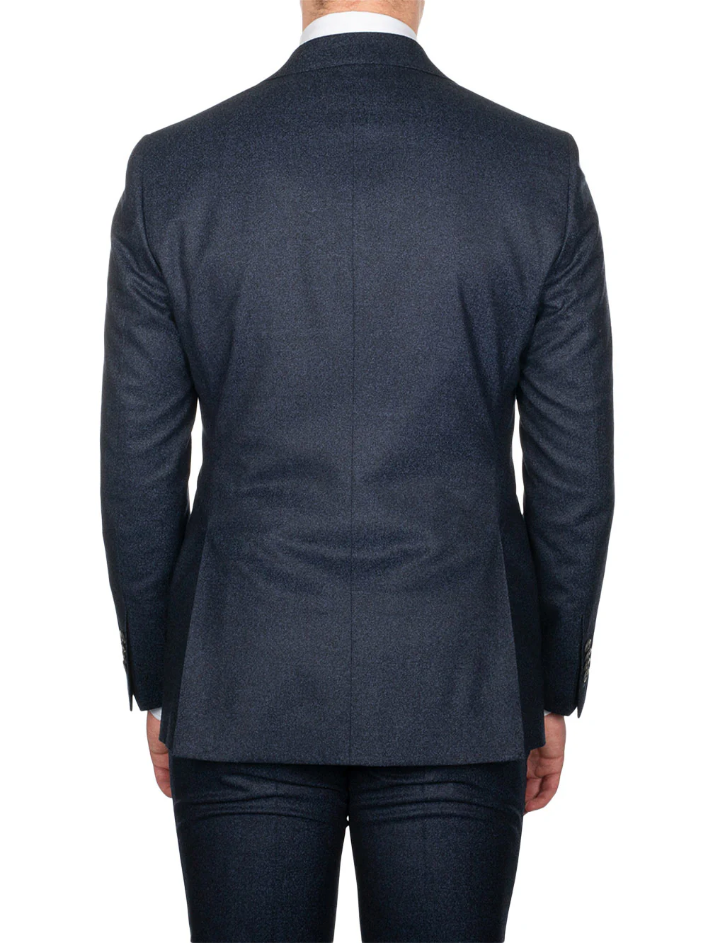 Brushed Wool 3 Piece Suit Navy - Image 3