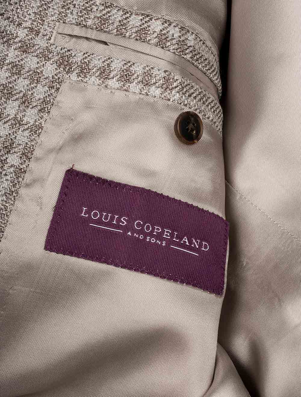 Check Jacket Beige - Image 4