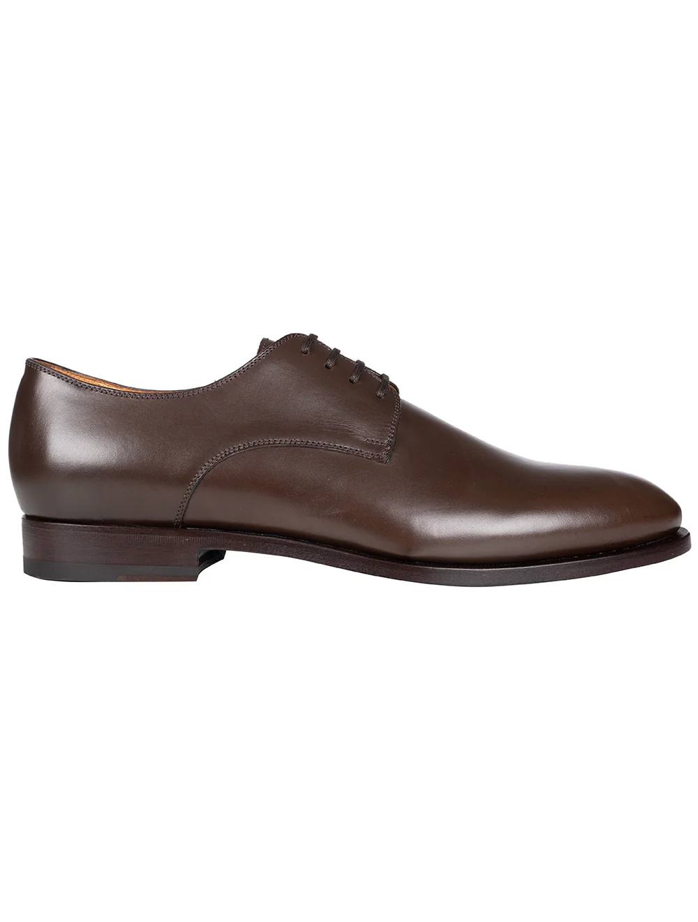 Derby With Plain Tip Shoe Brown - Image 3