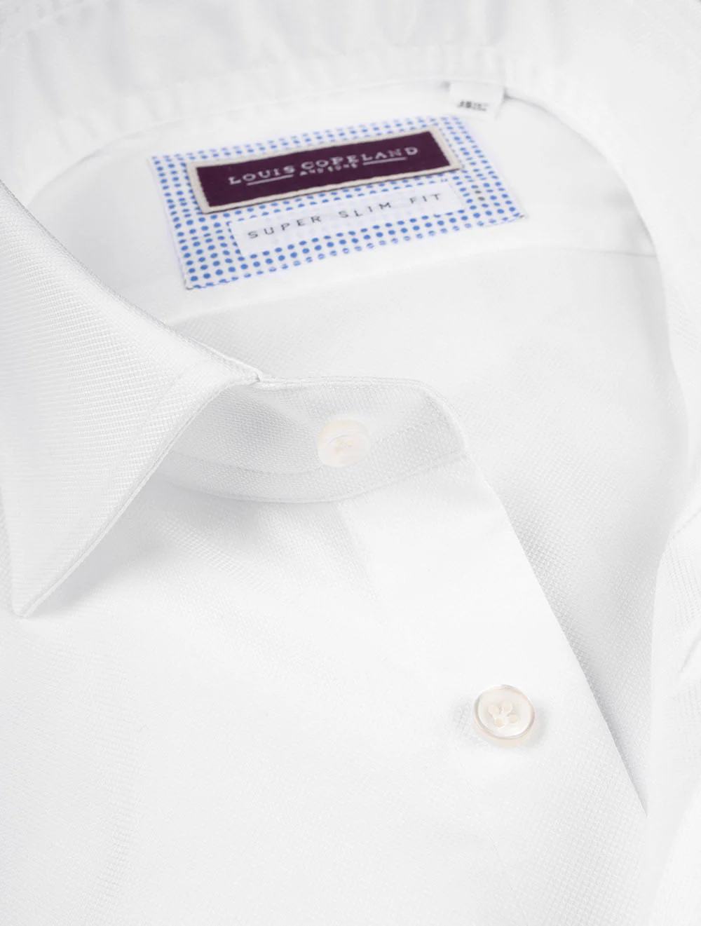 Super Slim Pinpoint Shirt White - Image 3