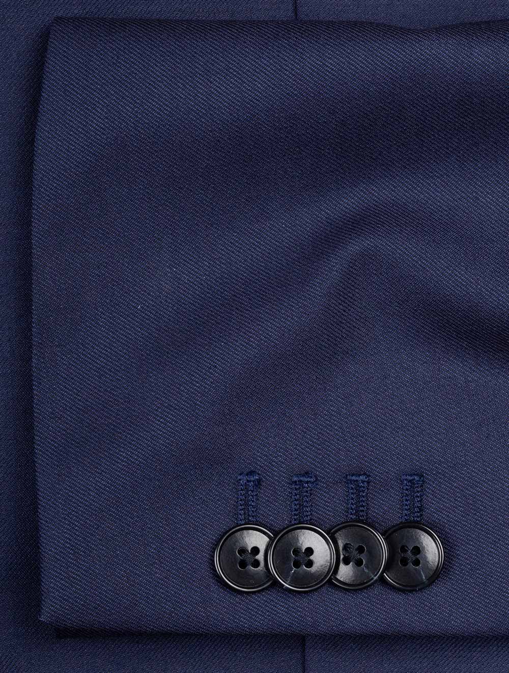 Plain 2 Piece Suit Blue - Image 5