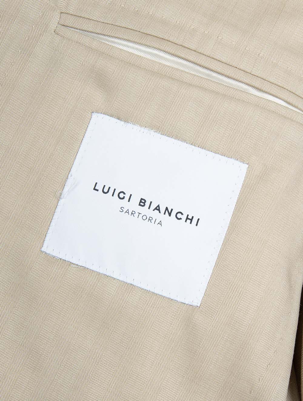 Herringbone 3-Piece Suit Cream - Image 6