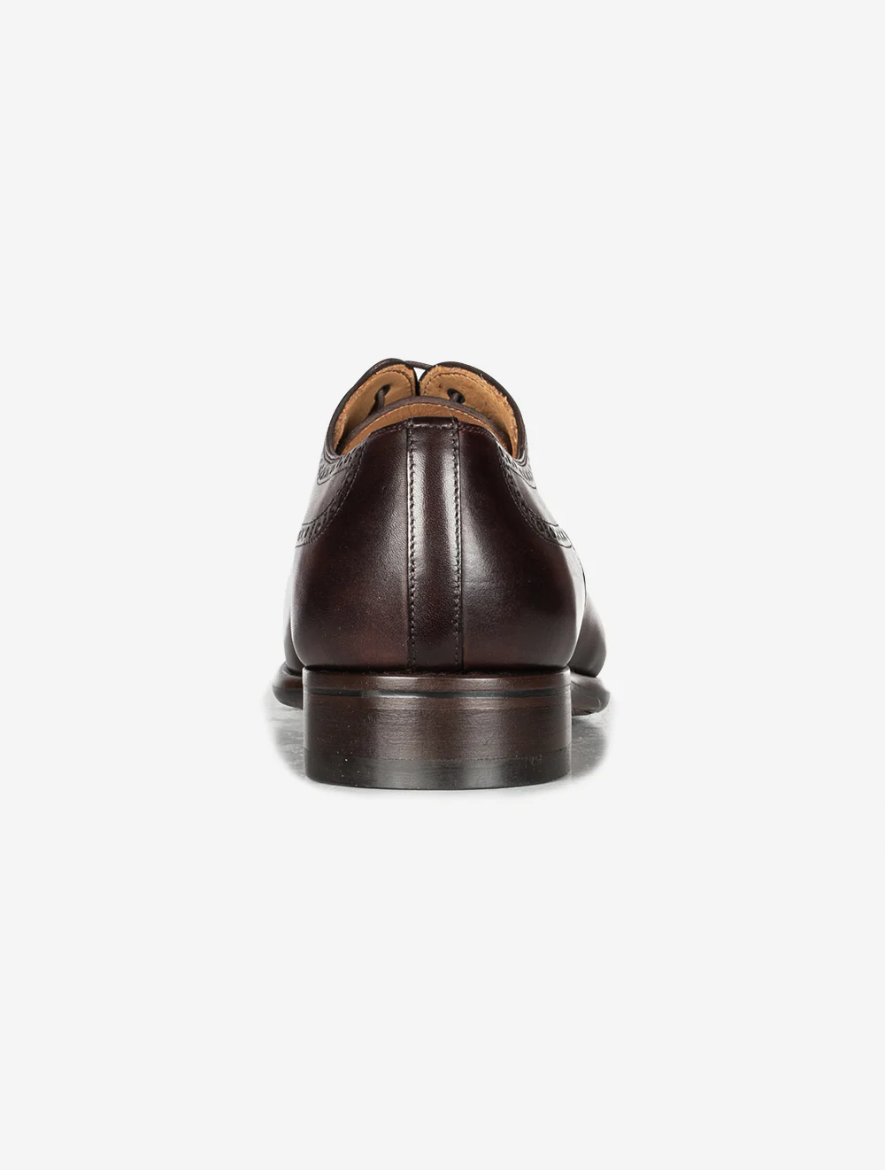 Brogue Toe Cap Shoe Marron - Image 4