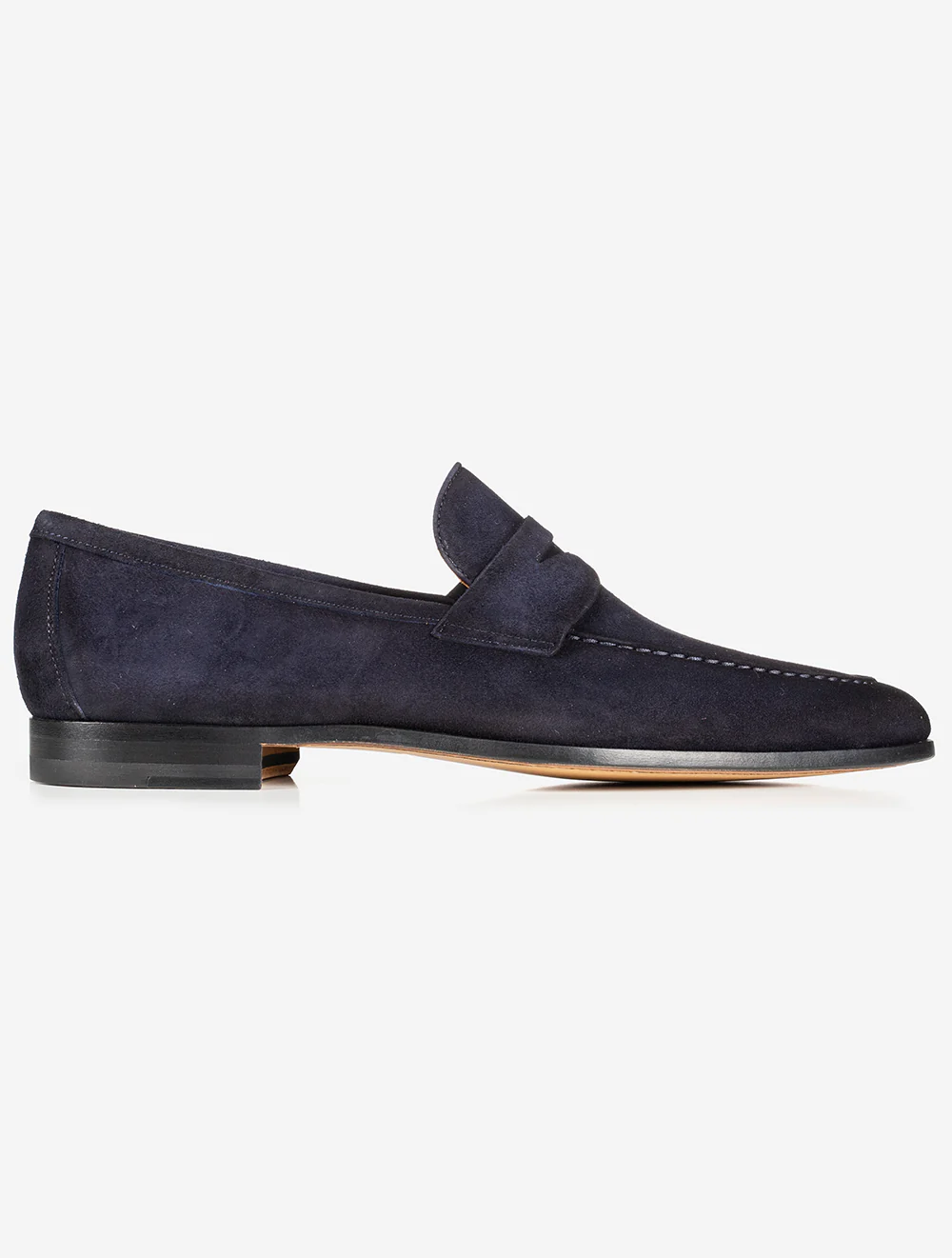 Suede Slip On Loafer Navy - Image 3