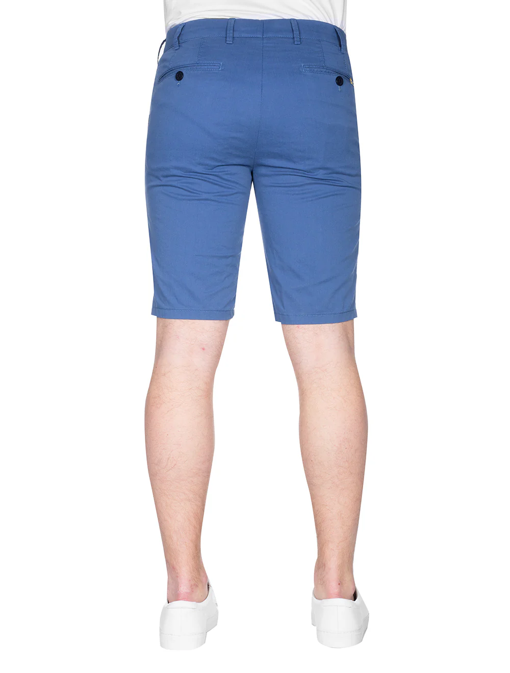 Meyer B-Palma Cotton Shorts Blue - Image 3