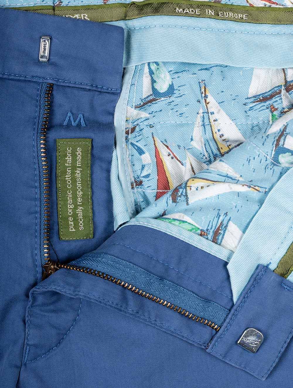 Meyer B-Palma Cotton Shorts Blue - Image 6