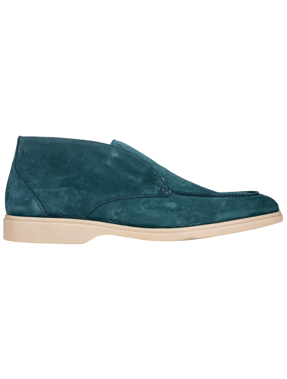 Suede Ankle Boot Petrol - Image 3