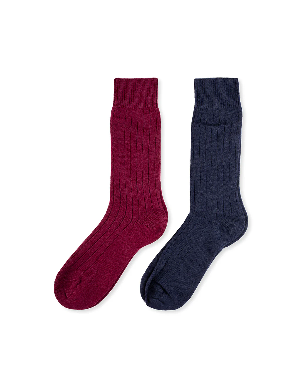 2 Pack Cashmere Sock Navy - Image 3