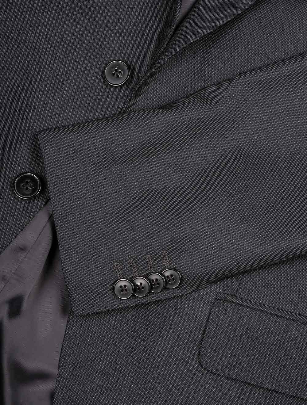 Pin Head Slim Fit Suit Dark Grey - Image 3