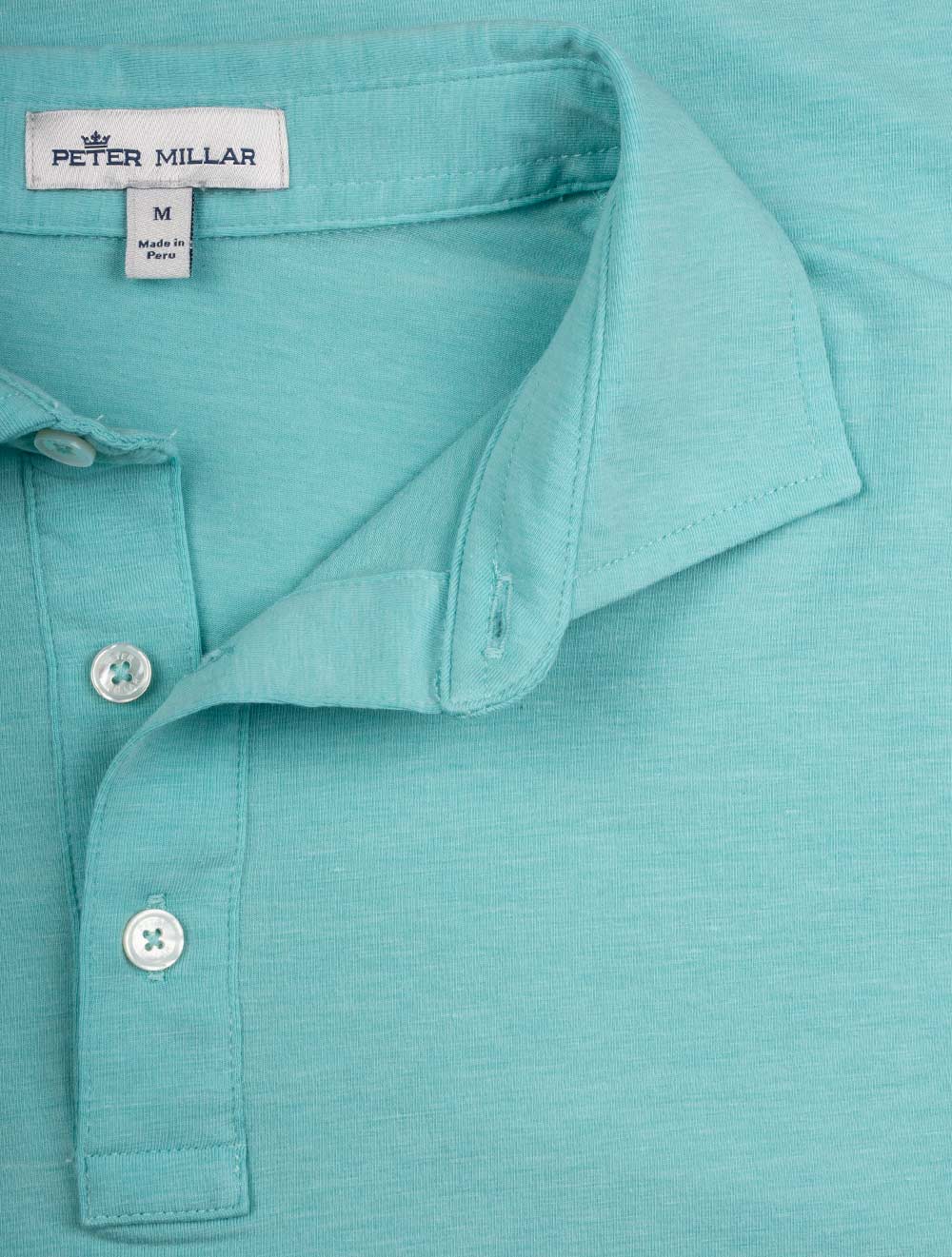 Crown Solid Polo Turquoise - Image 4