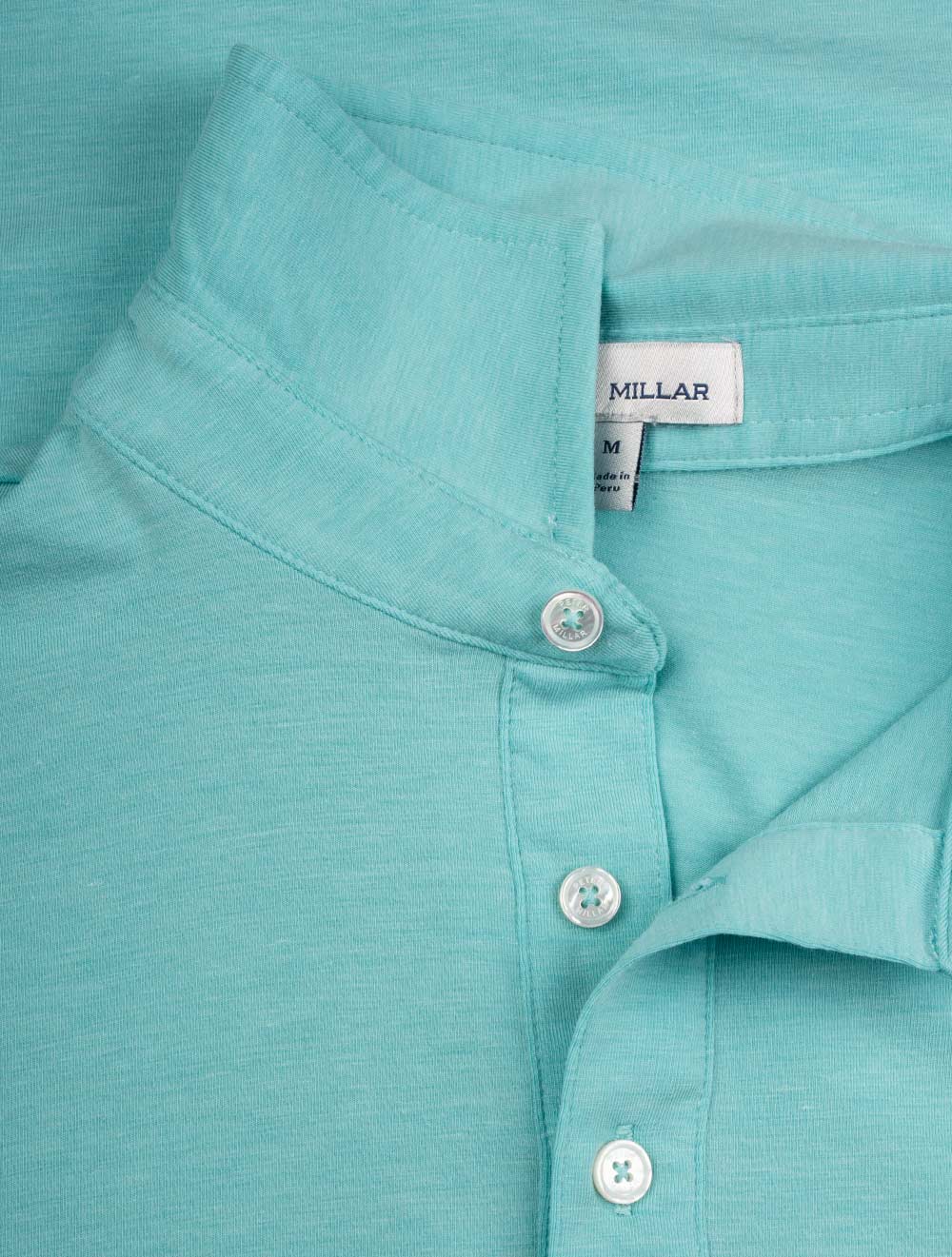 Crown Solid Polo Turquoise - Image 5