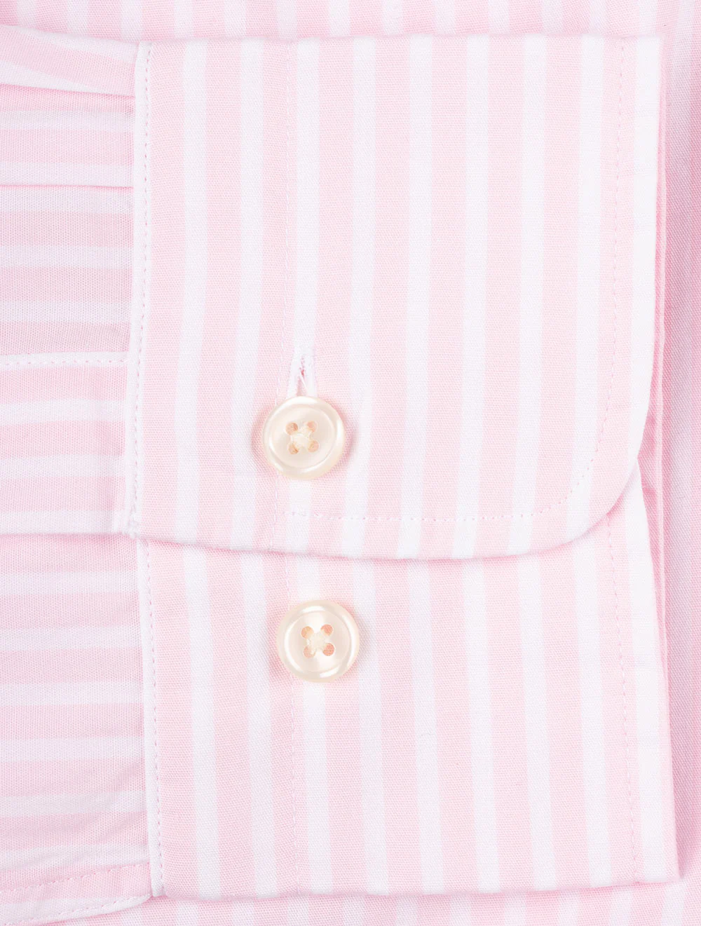 Regular Fit Poplin Stripe Shirt Light Pink - Image 7
