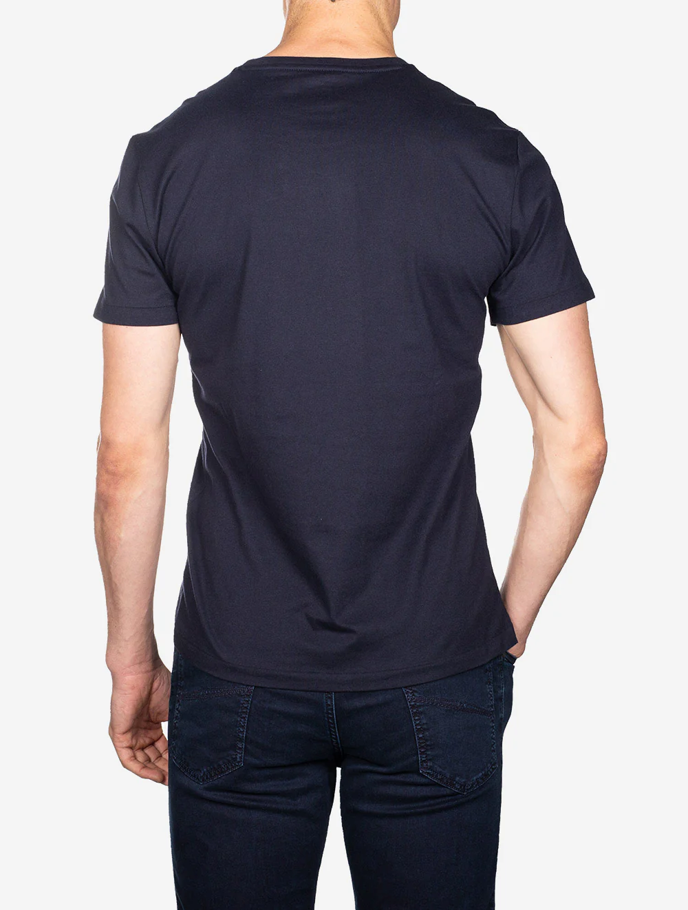 Crew Neck Short Sleeve T-Shirt Ink - Image 3