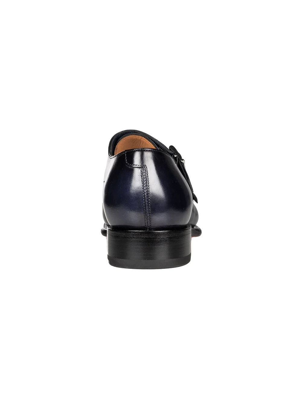 Double Monk Shoe Navy - Image 4