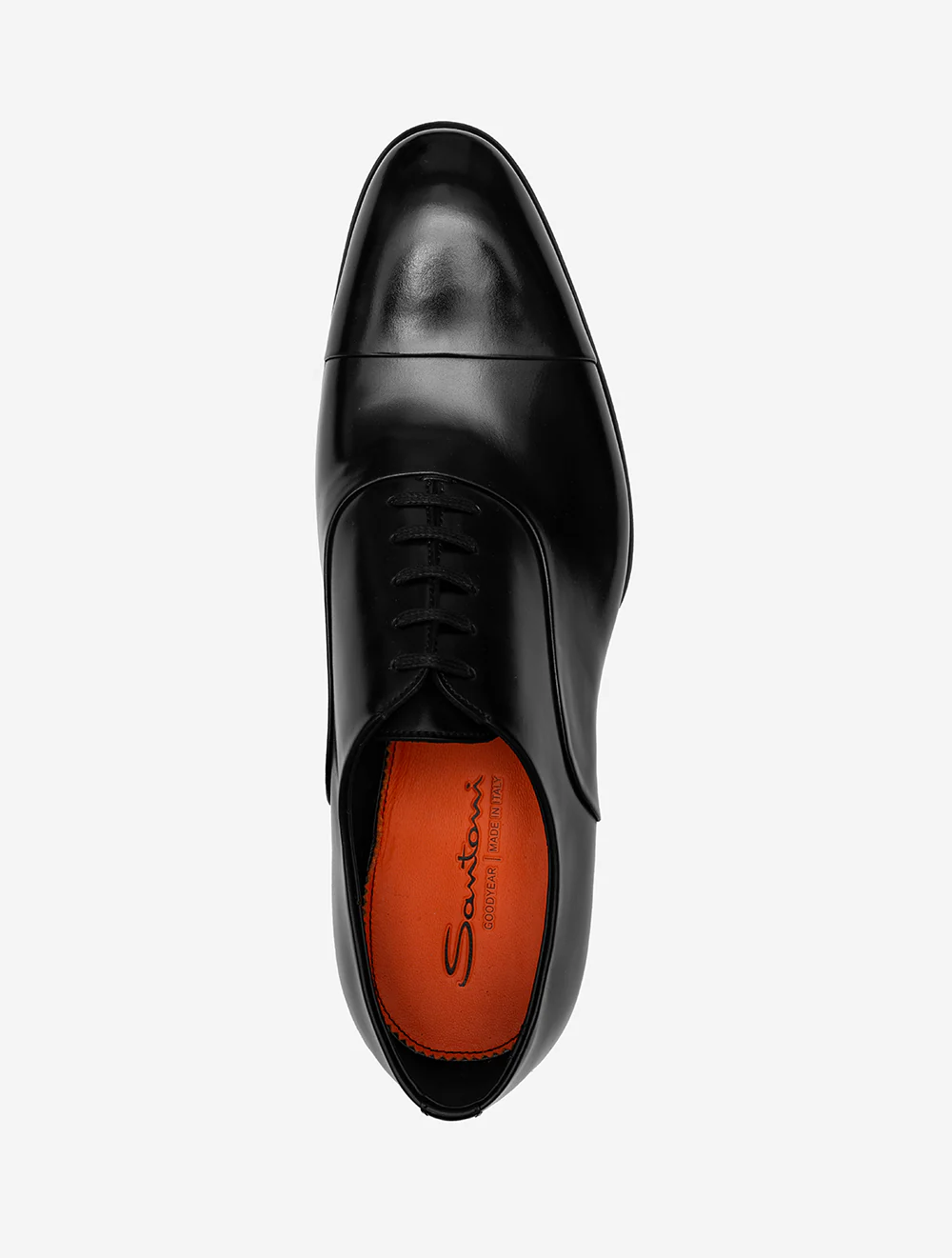 Oxford Toe Cap Shoe Black - Image 5