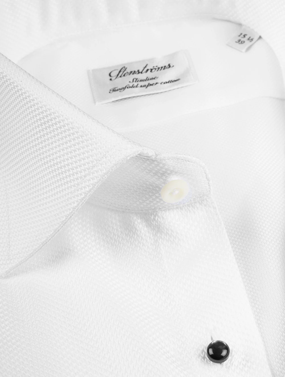 Slimline Evening Shirt White - Image 3