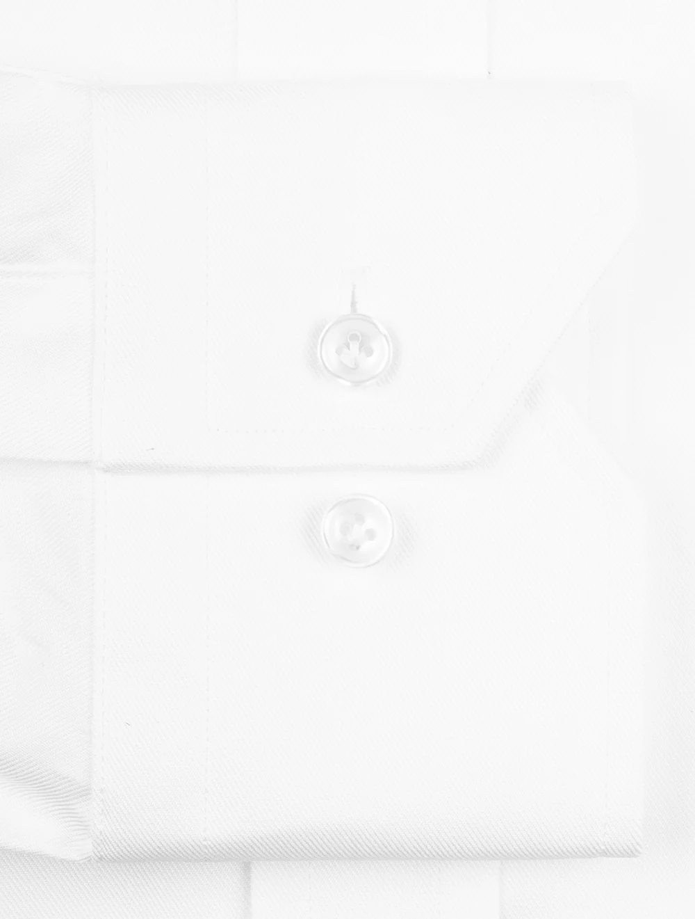 Slim Fit Single Cuff Shirt White - Image 4
